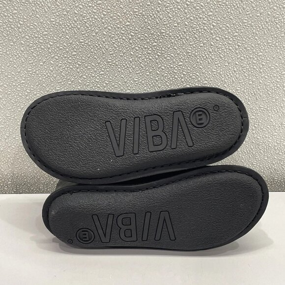 Vibae Helsinki Leather Boots Preto Black Shearling Women's - Picture 8 of 8